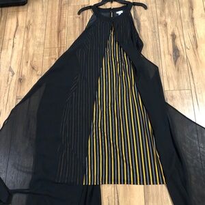 Avenue Halter Maxi Dress size 18/20 2 layered